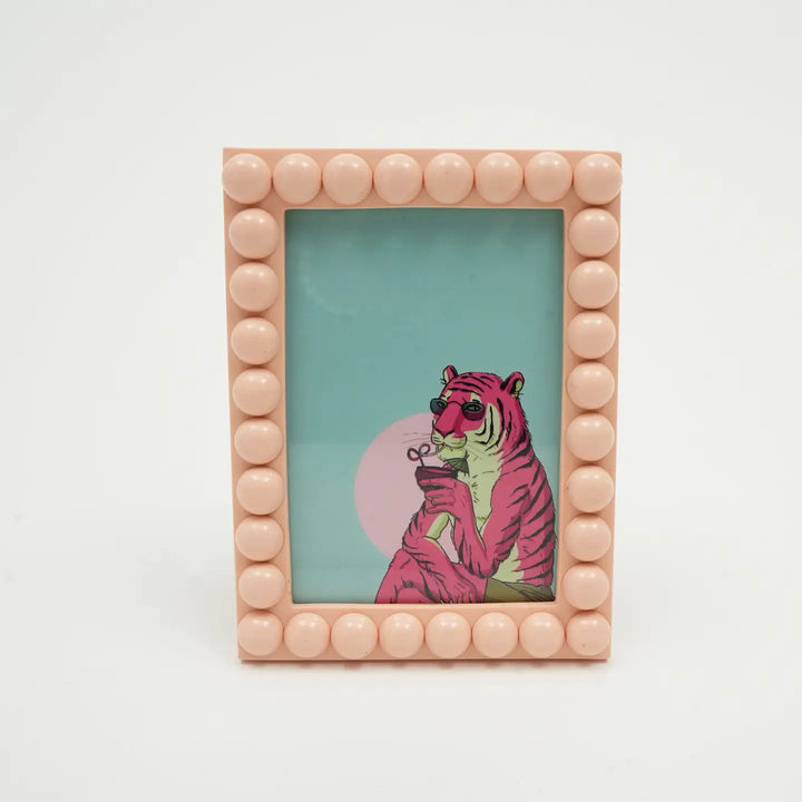 Beaded Bobbin Picture Frame (4" x 6")