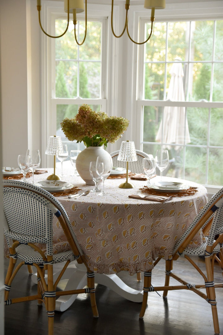 Amber Round Tablecloth | Katel Home