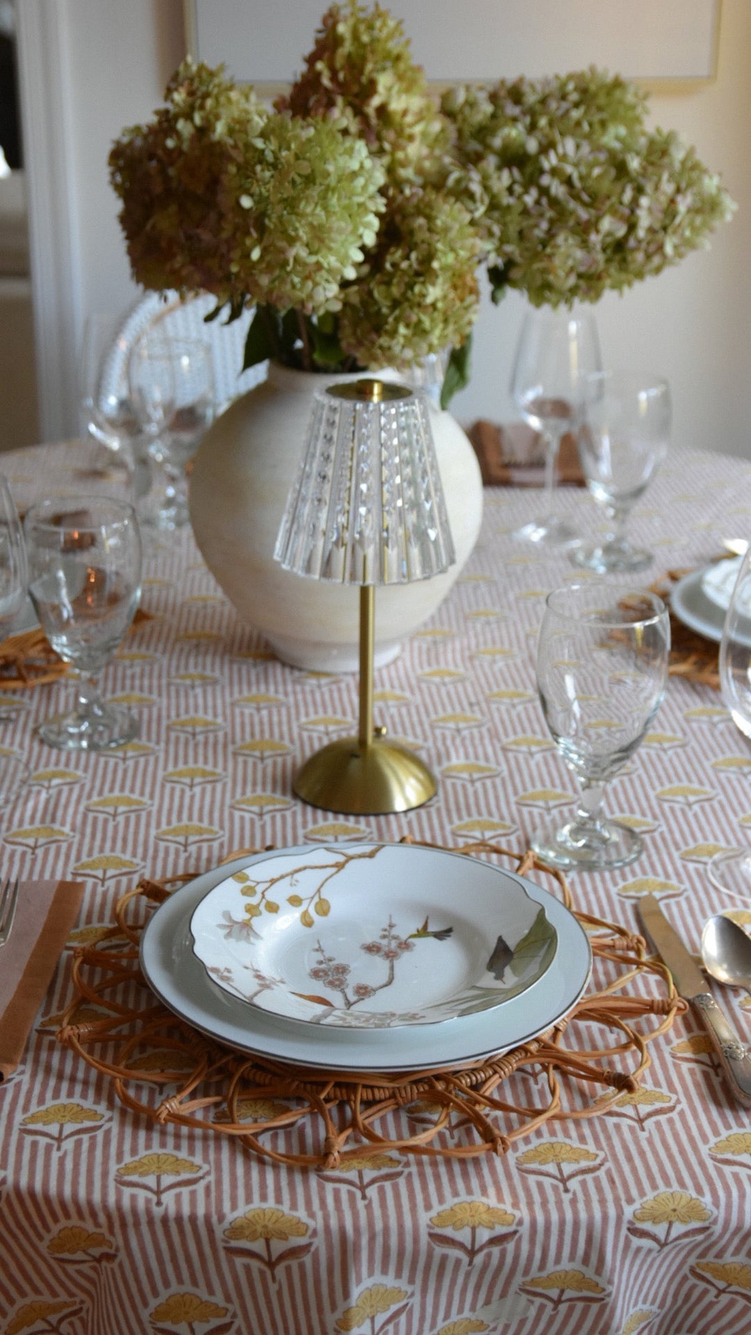 Amber Round Tablecloth | Katel Home
