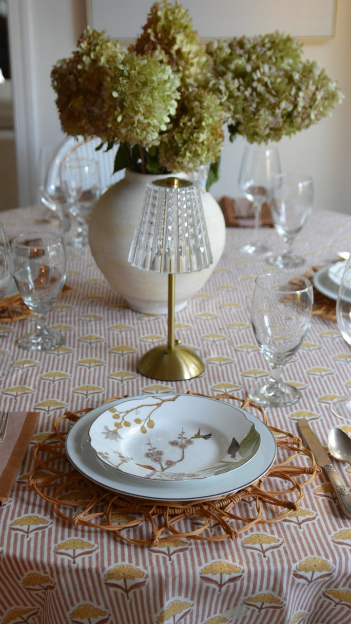 Amber Round Tablecloth | Katel Home