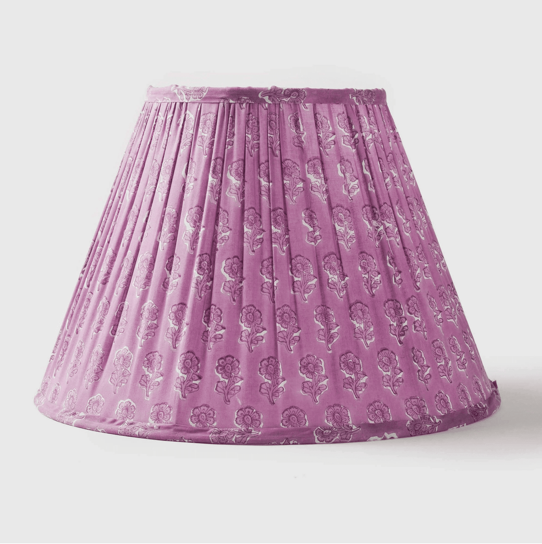 Daisy Gathered Floral Lampshade | Katel Home
