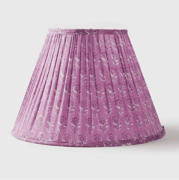 Daisy Gathered Floral Lampshade | Katel Home