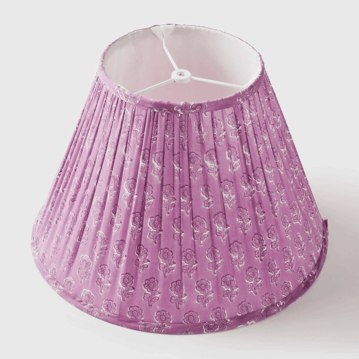 Daisy Gathered Floral Lampshade | Katel Home