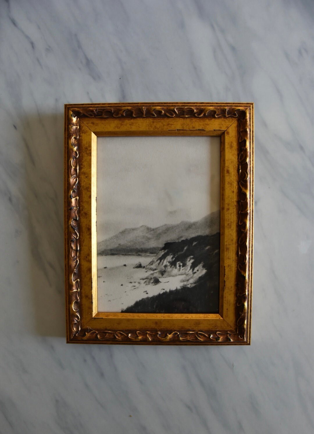 California Cliffs Vintage Framed Art | Katel Home