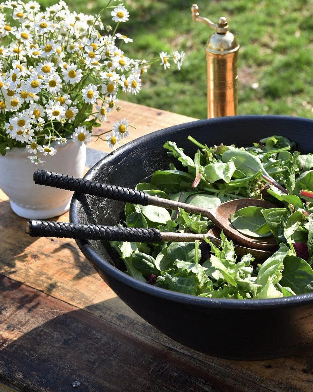 Black Mango Wood Bowl | Katel Home