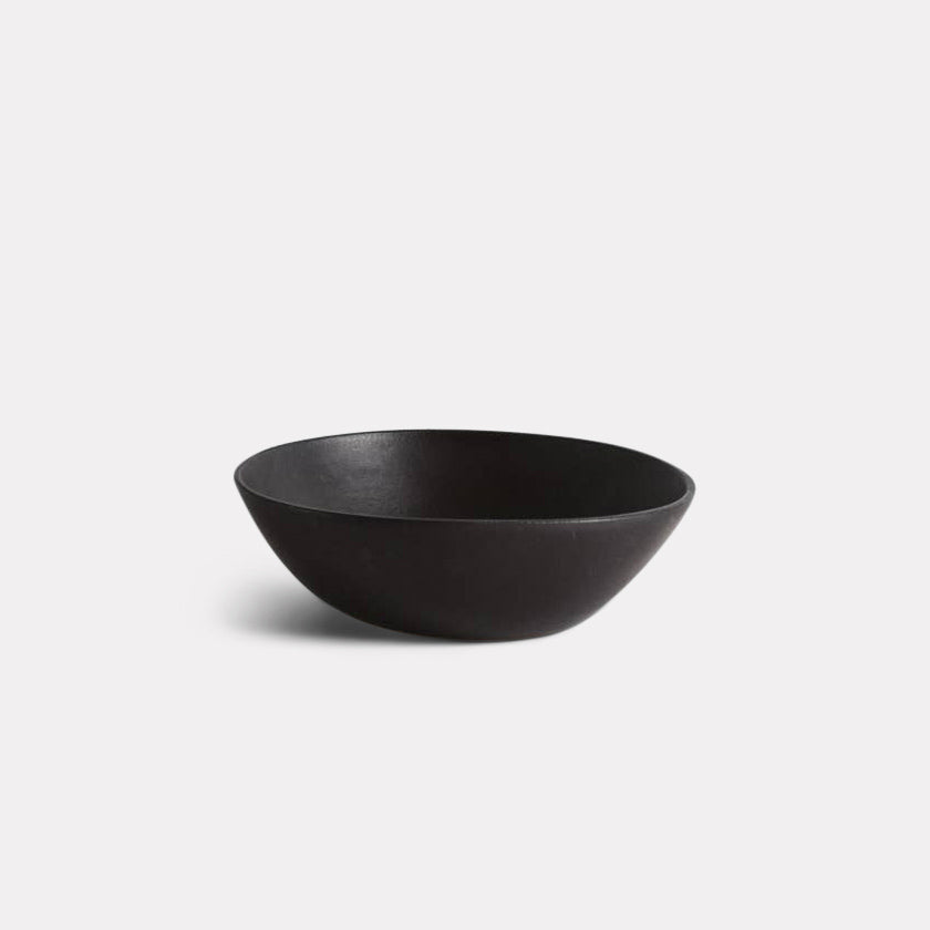 Black Stoneware Soup Bowls (Set of Four) | Katel Home