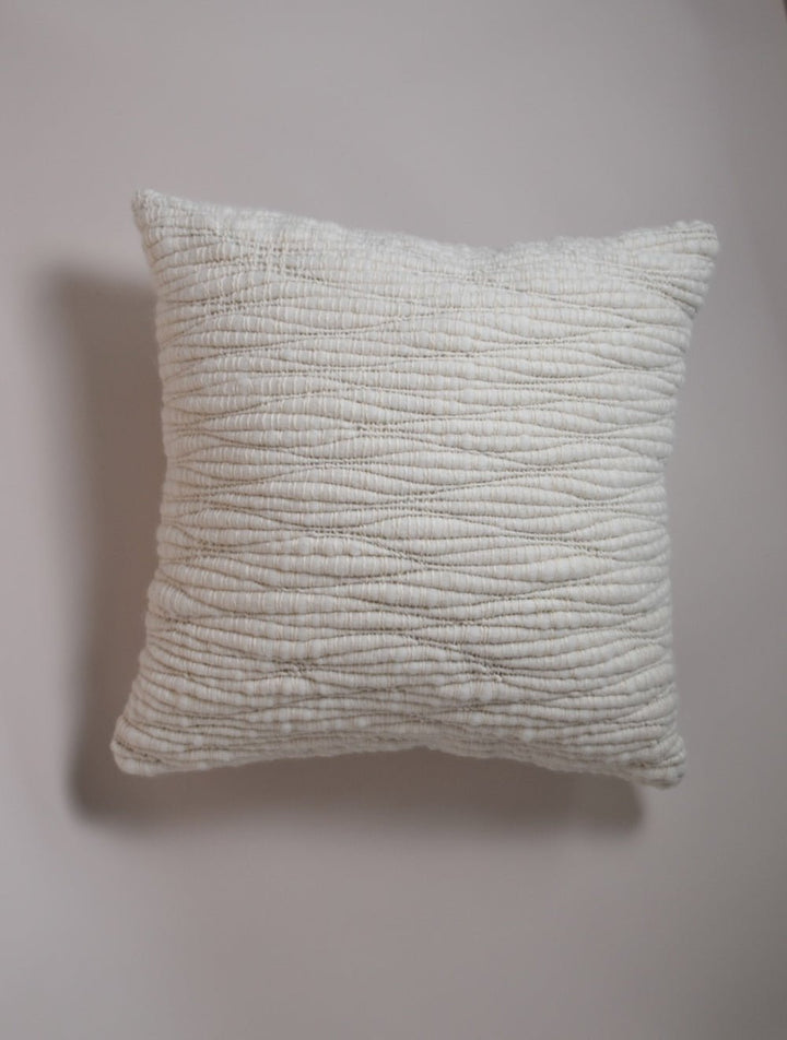 Cream Tucumana Wool Pillow | Katel Home