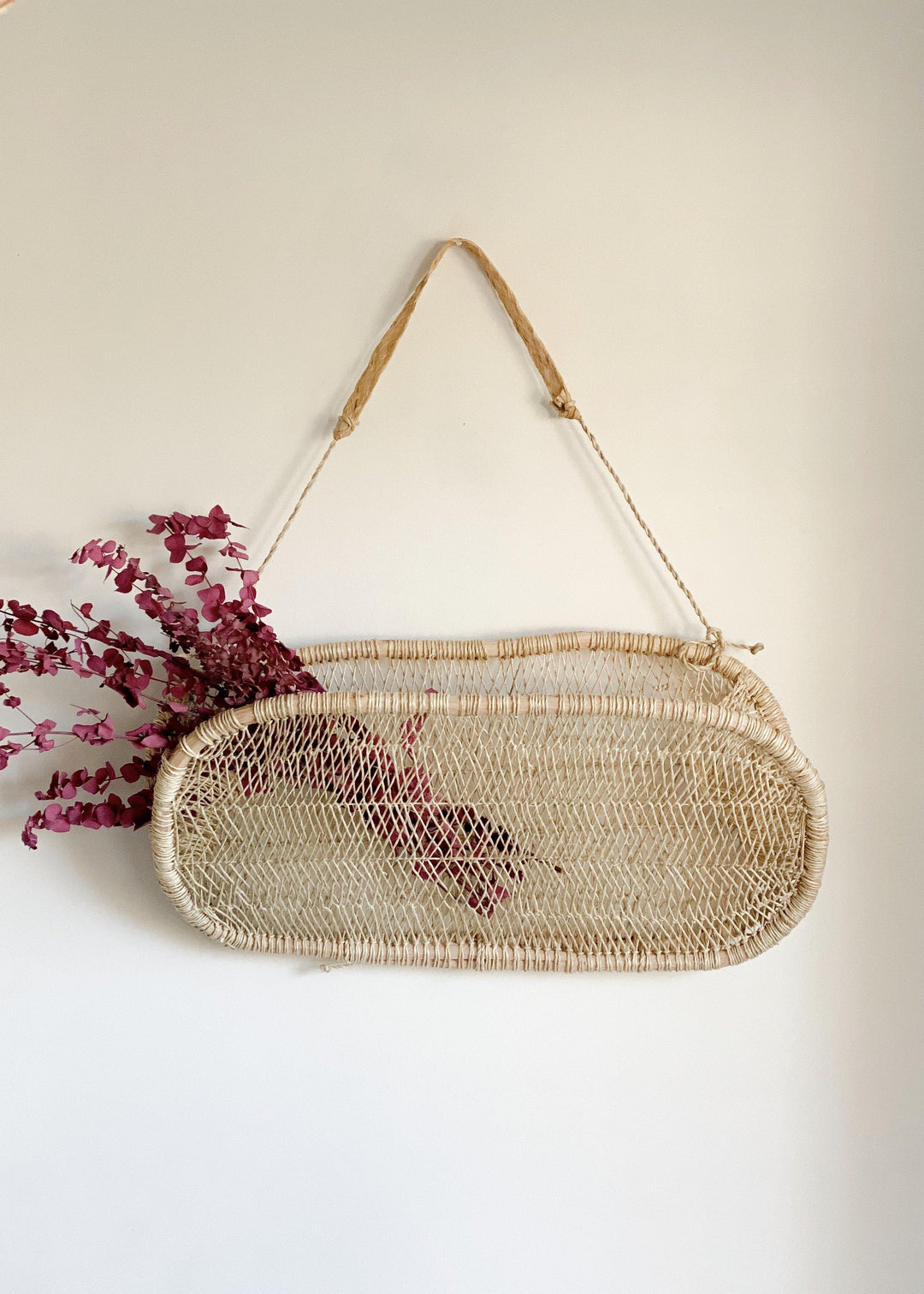 Hanging Treebark Basket | Katel Home