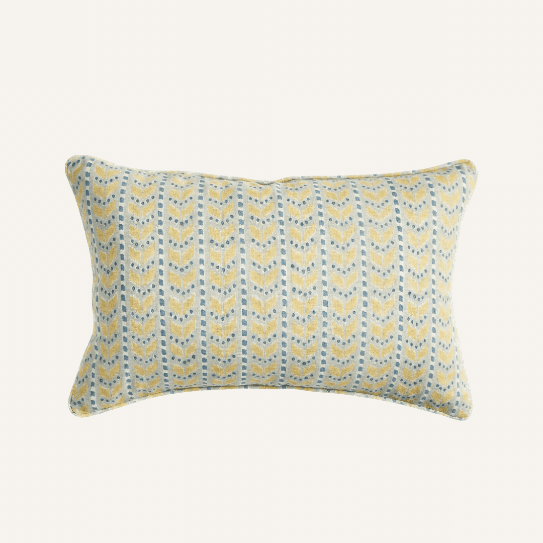 Kohlu Provence Block Print Pillow | Katel Home