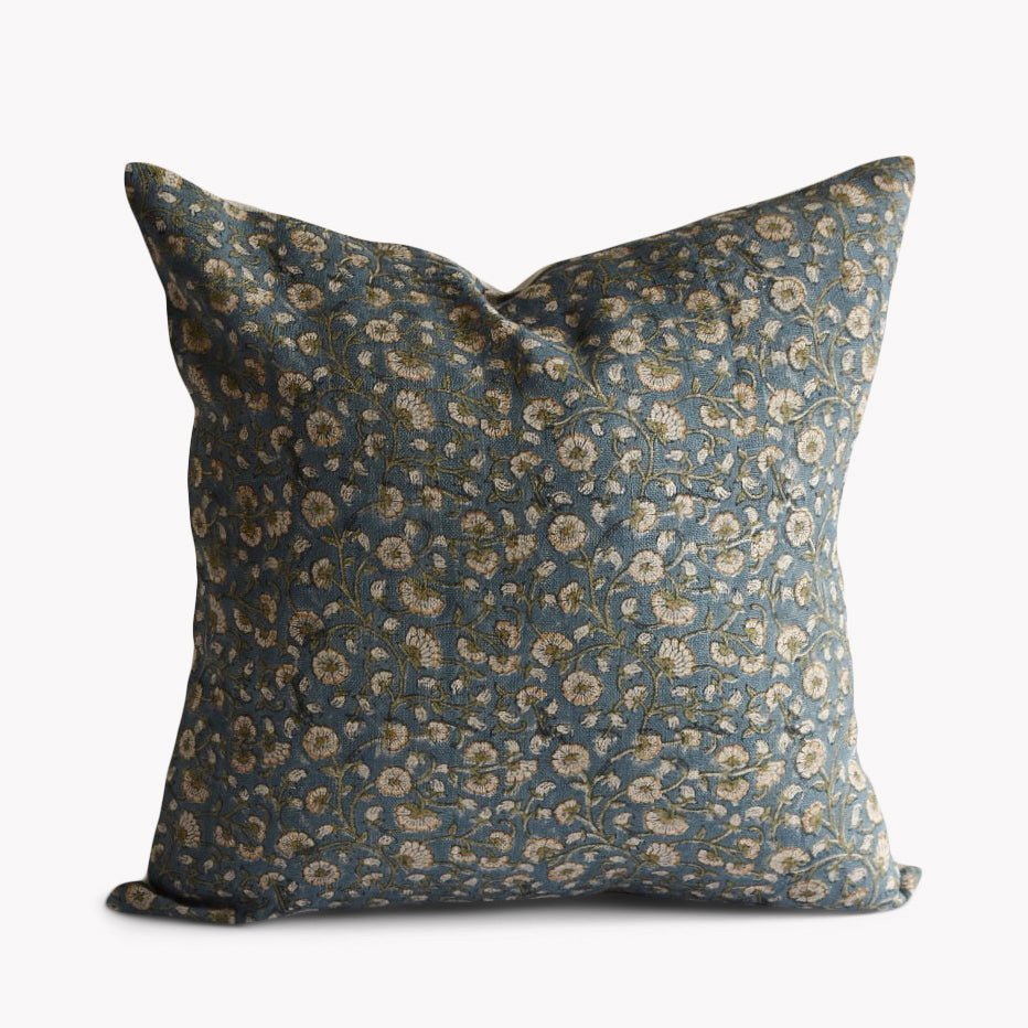 Luella Block Print Pillow | Katel Home