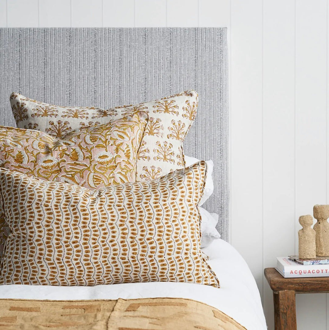 Mariel Block Print Pillow | Katel Home