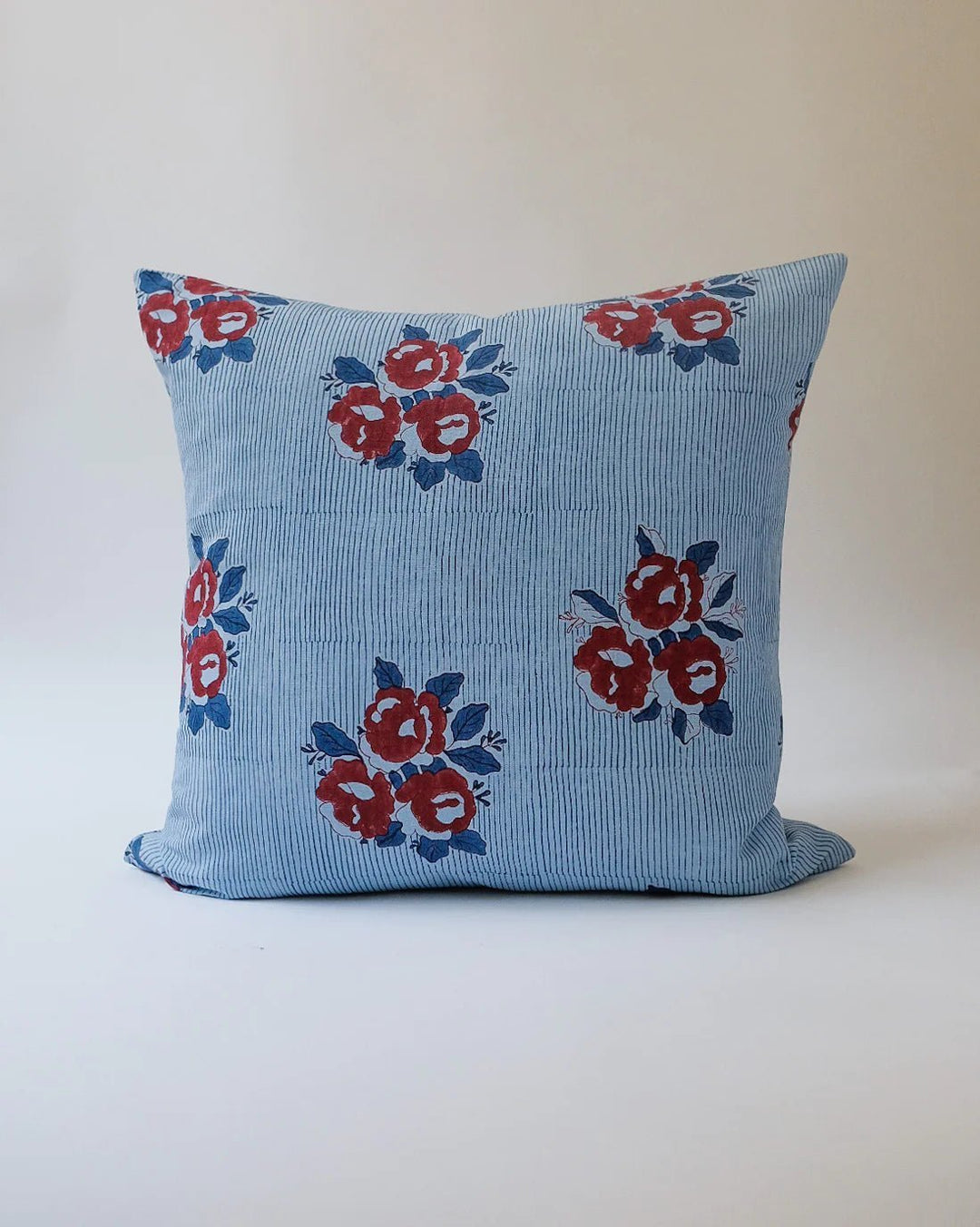 Mia Block Print Pillow | Katel Home