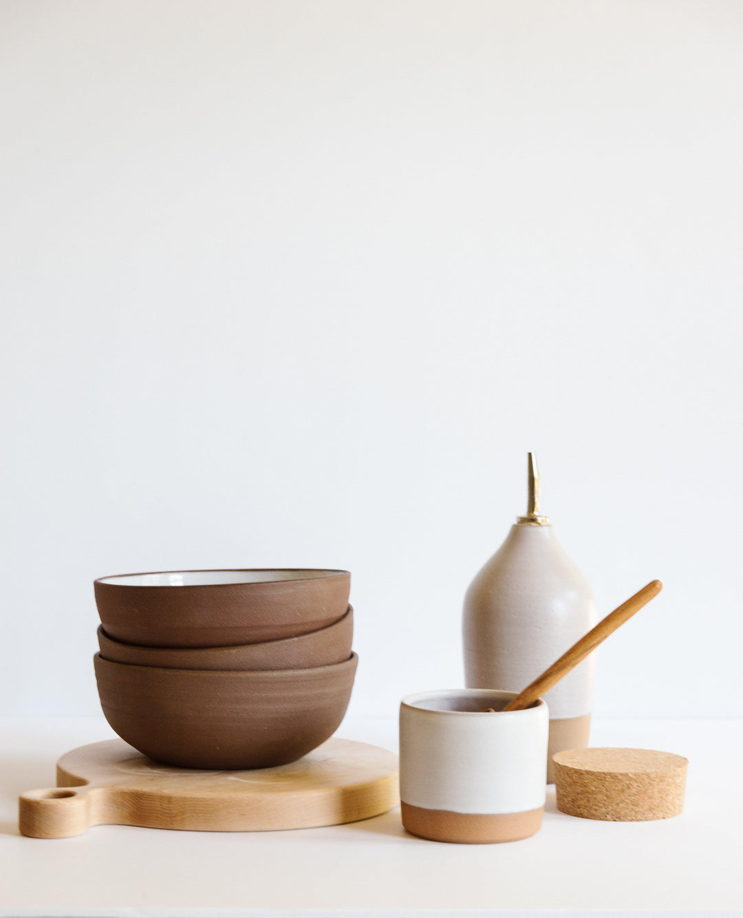 Red Clay Cereal Bowls | Katel Home