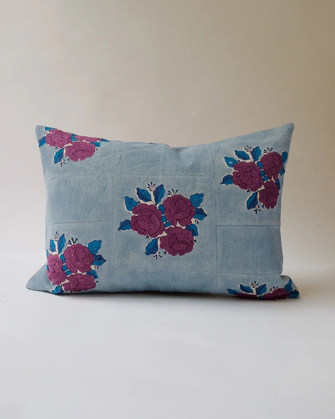 Sara Block Print Pillow | Katel Home