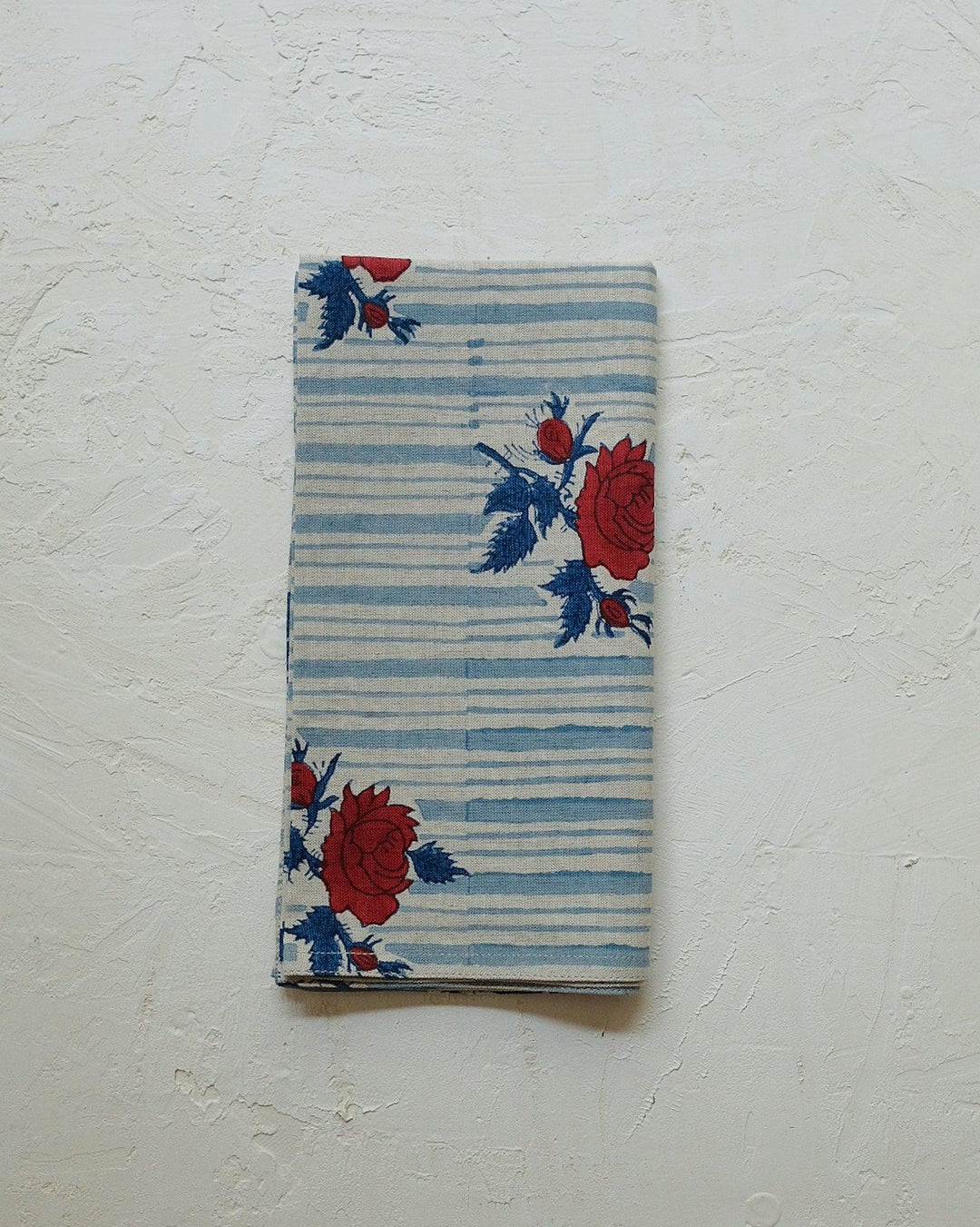 Supriya Block Print Cotton Napkin- Set of Four | Katel Home