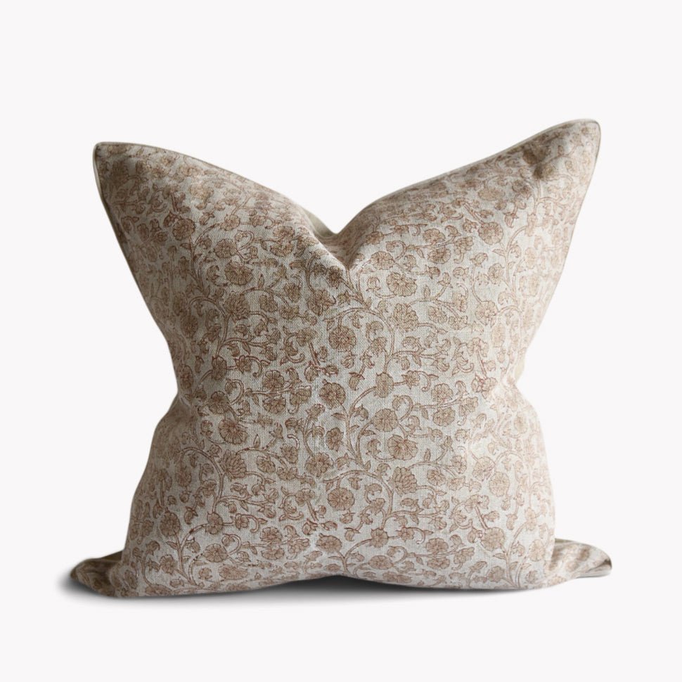 Victoria Block Print Pillow | Katel Home